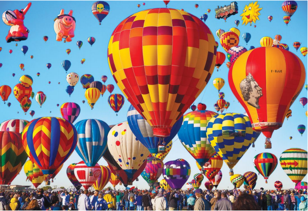 Hundreds of Hot Air Balloons